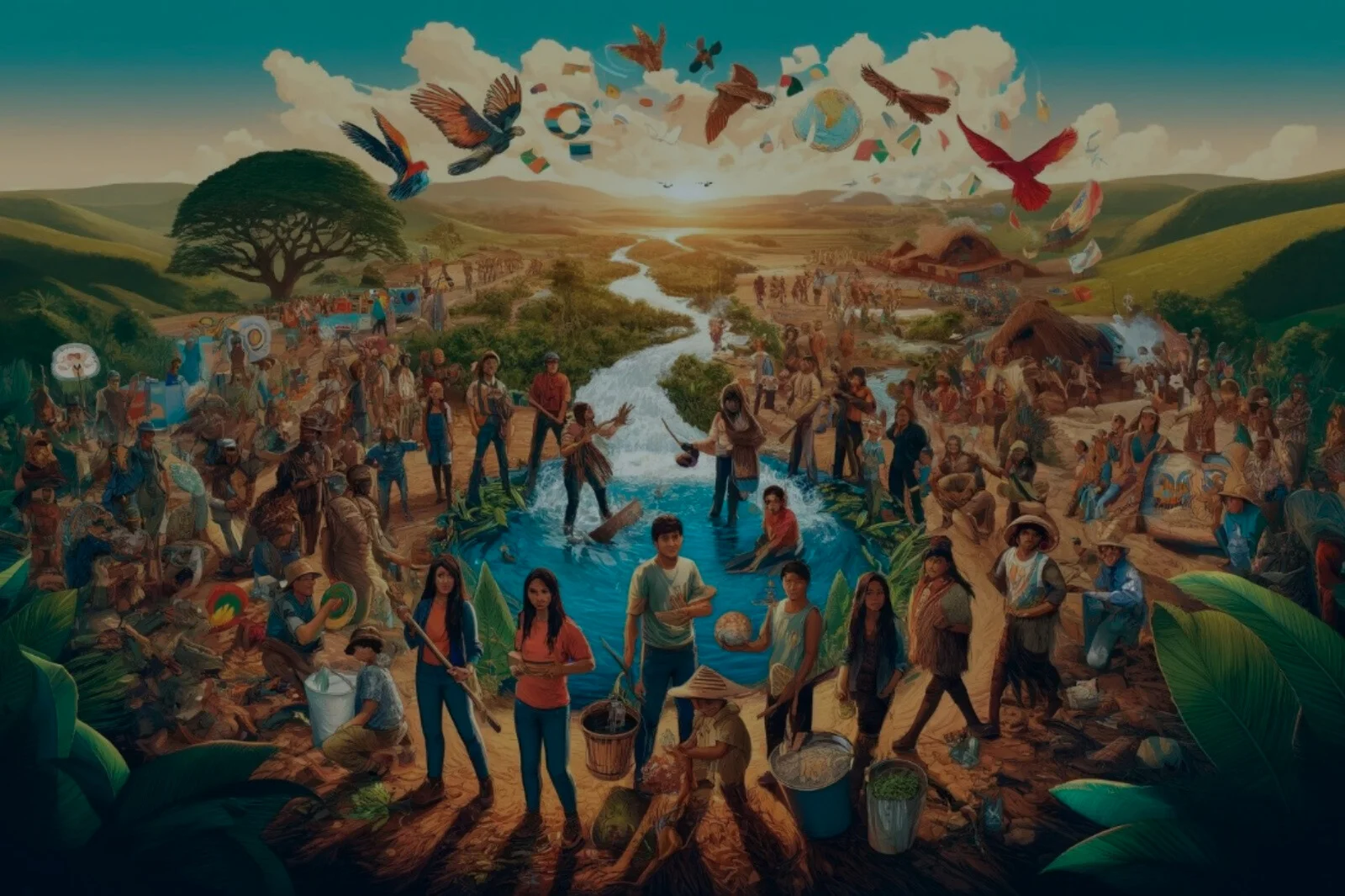 Capa do projeto Mãos que Cuidam da Água